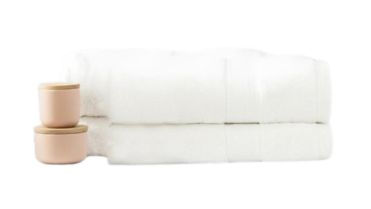 Renee Taylor Pack of 4 Stella 650gsm Super Soft Bamboo Cotton Bath Sheet - White