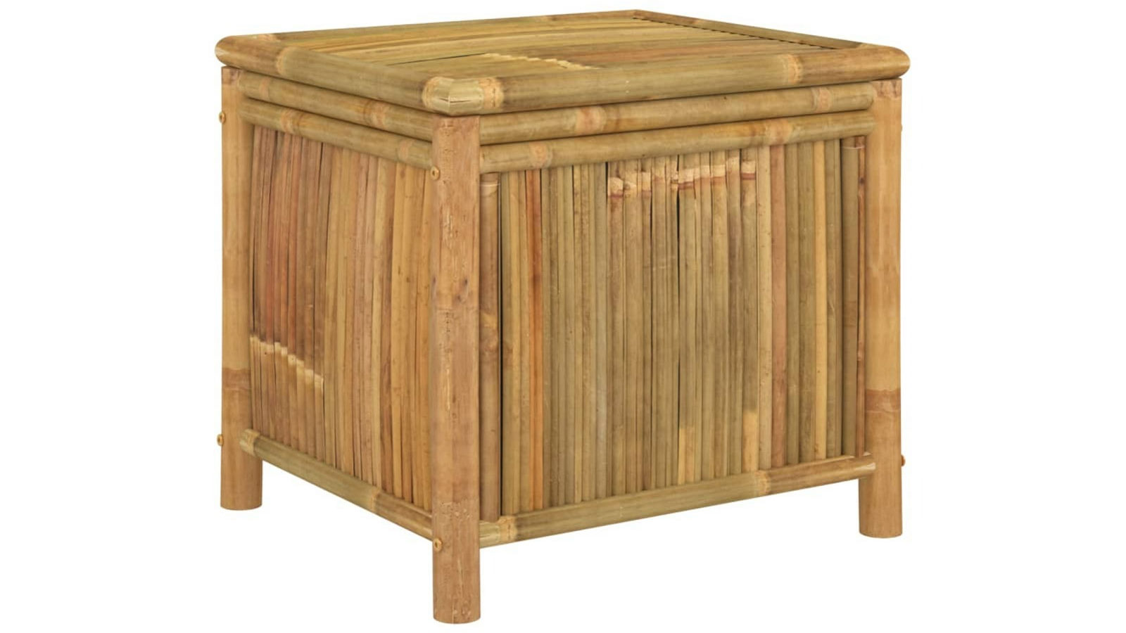 vidaXL 60 x 52 x 55cm Bamboo Garden Storage Box