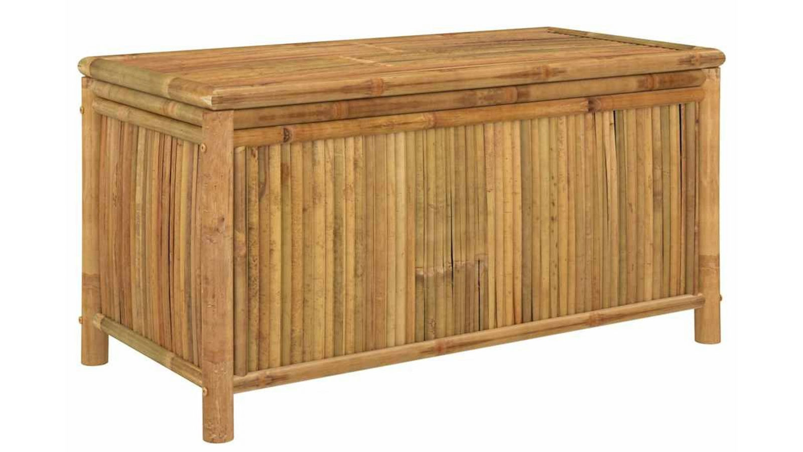 vidaXL 110 x 52 x 55cm Bamboo Garden Storage Box