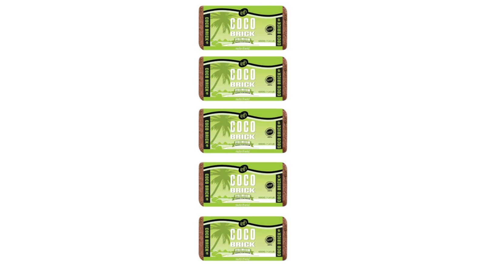 Nutrifield 5 Piece Premium Organic Coco Brick - 650g