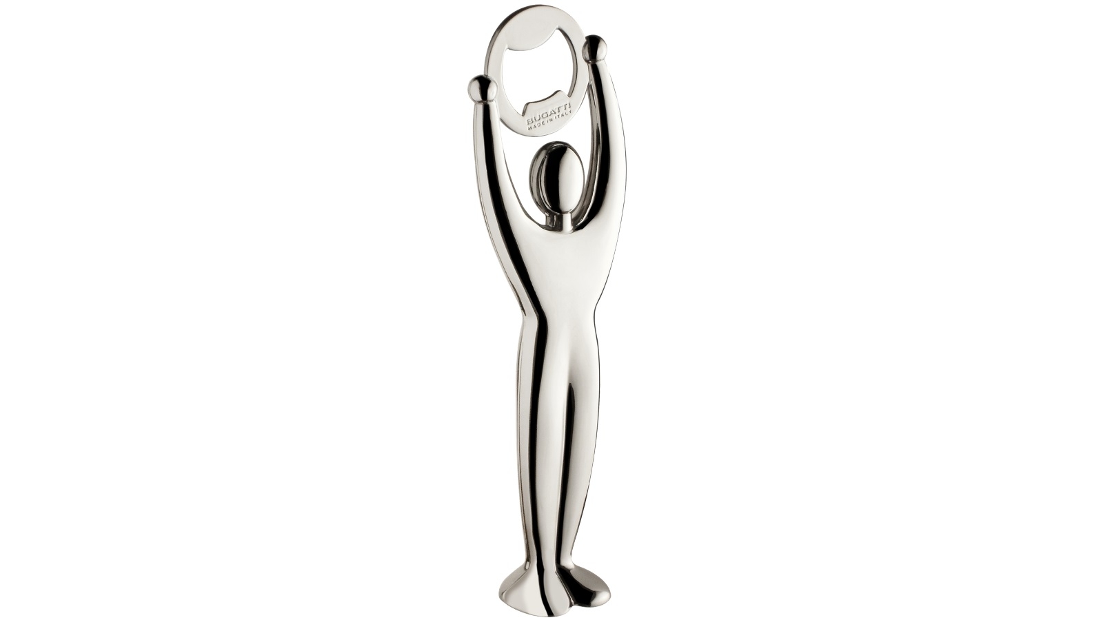 Bugatti Gym Bottle Opener - Chrome