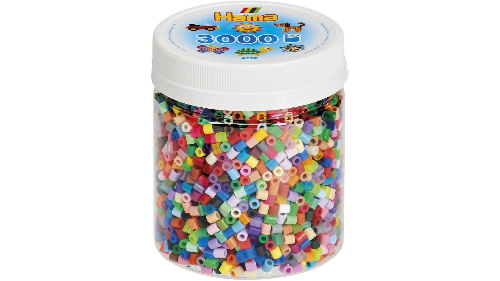 Hama 3000 Piece Bead Bag - Multi-Coloured