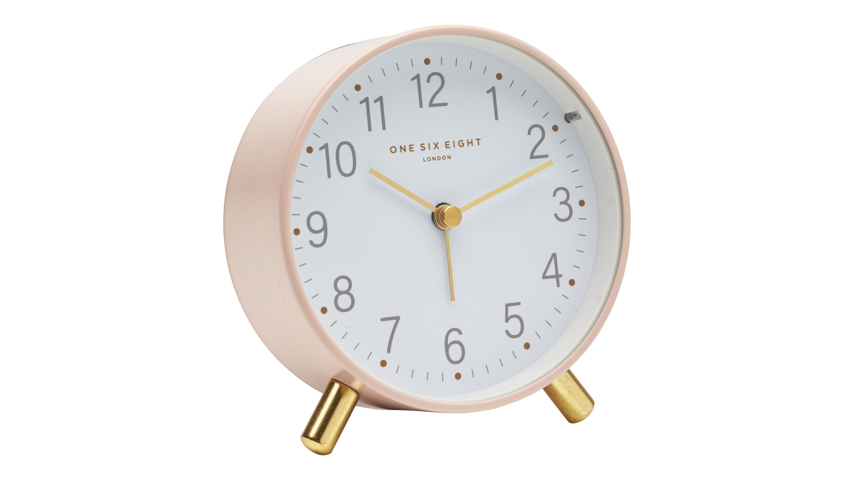 One Six Eight London Maisie Silent Alarm Clock - Blush