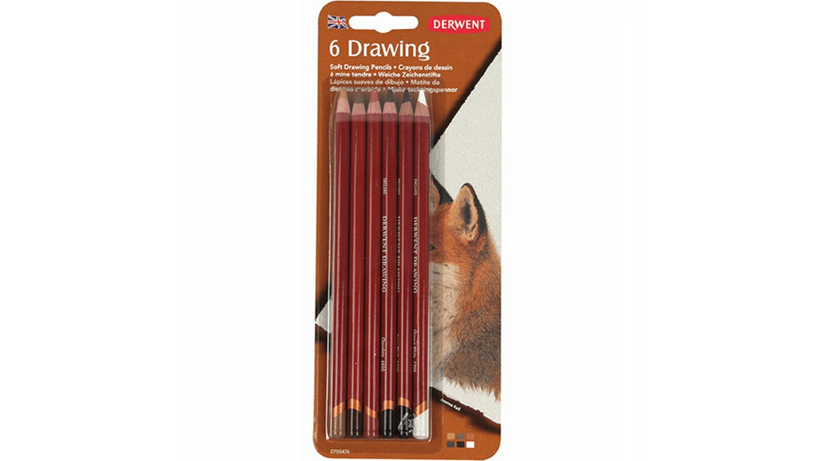 Derwent Pack of 6 Drawing Pencil