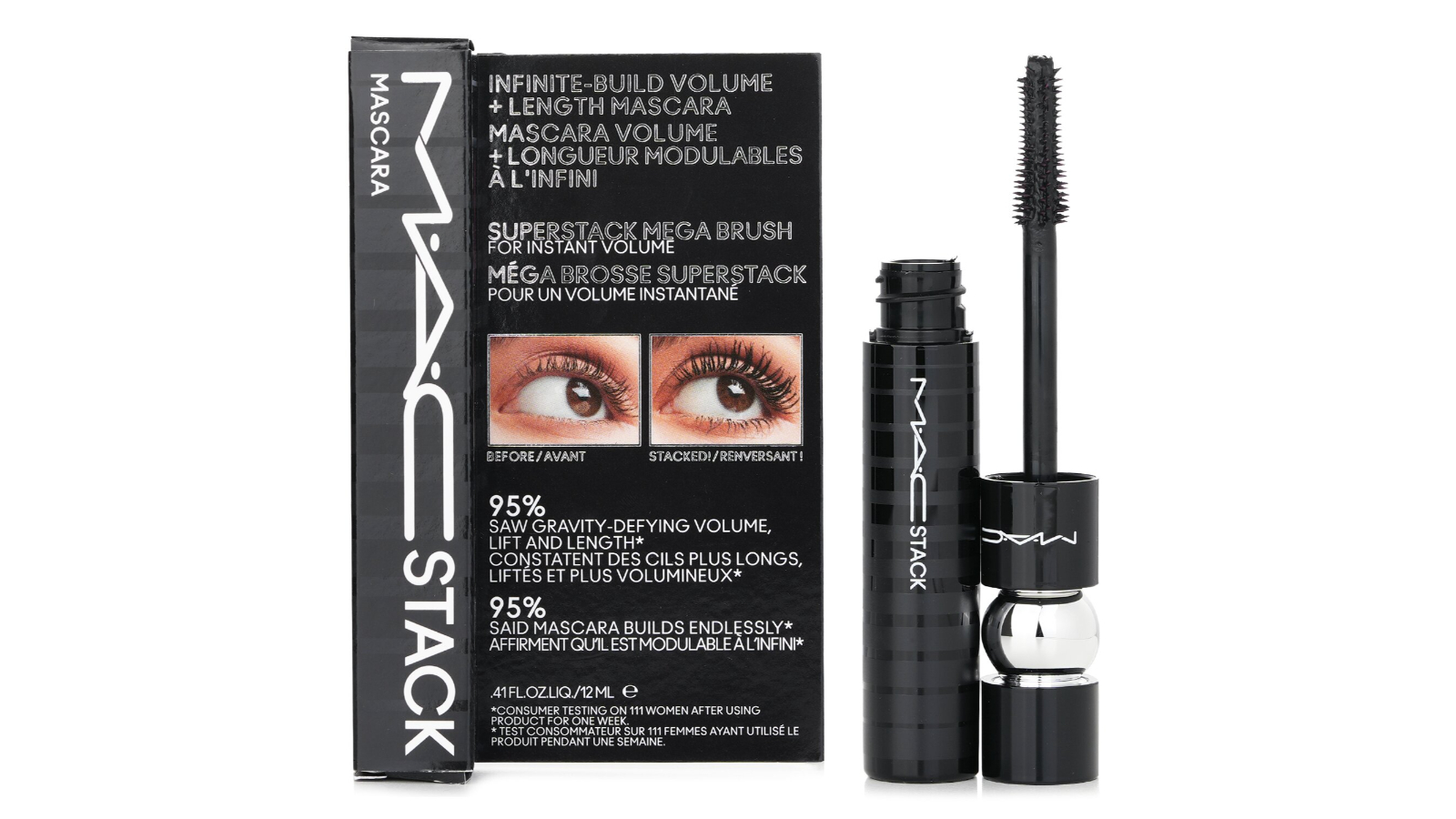 MAC No. Black Stack Mascara - 12ml/0.41oz