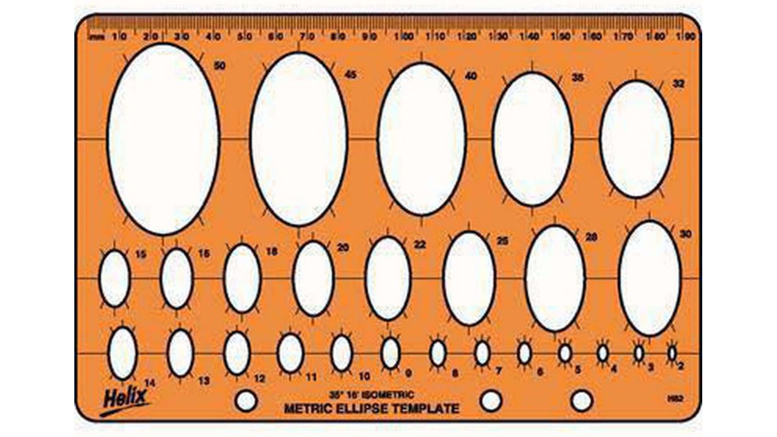 Helix Ellipse Template