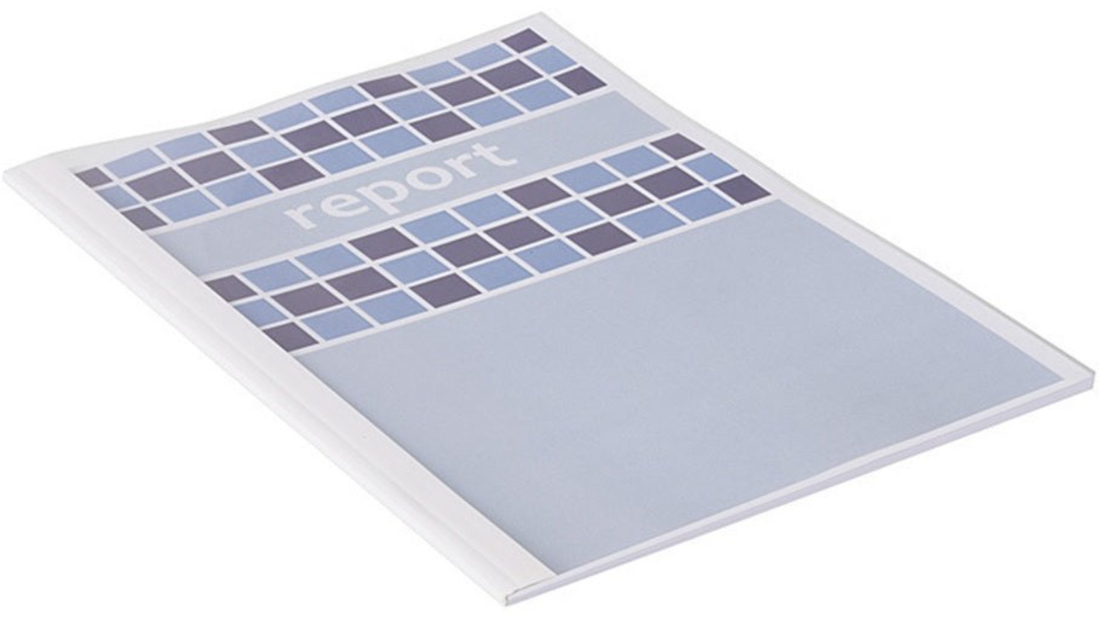 GBC Pack of 100 0.15cm Thermal Binding Cover - White