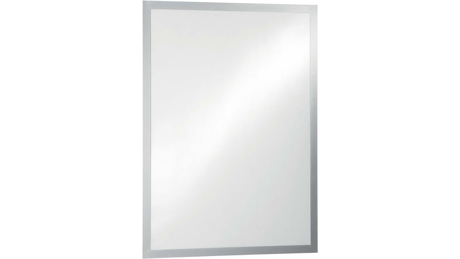 Durable Pack of 2 Duraframe Adhesive Back A3 Sign Holder - Silver