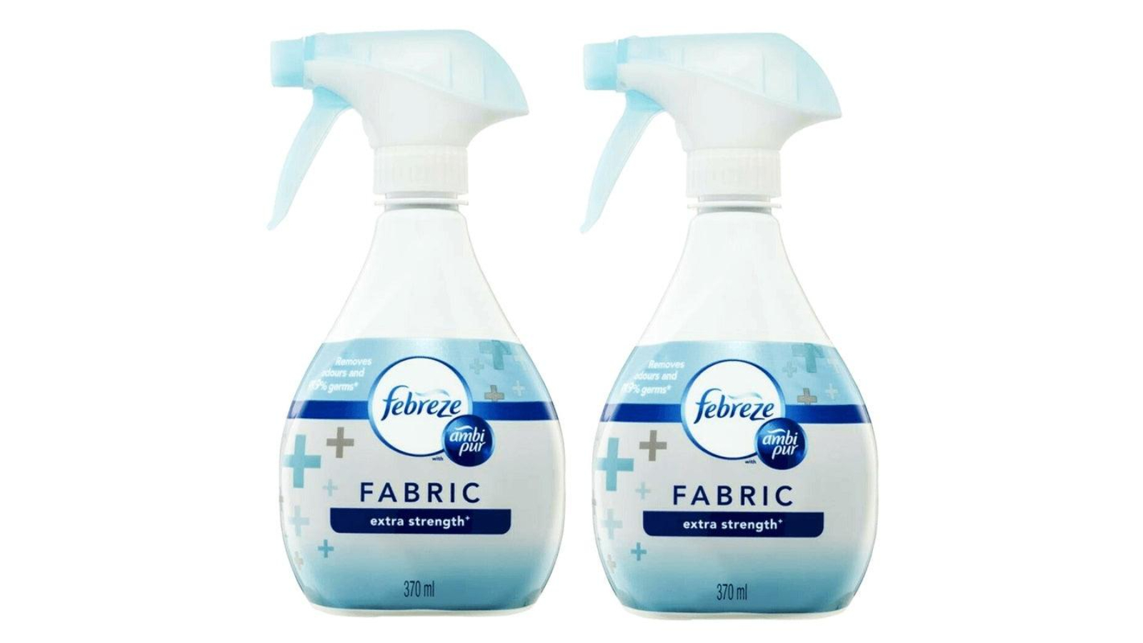 Febreze Ambi Pur 370ml Extra Strength Fabric Spray - Pack of 2
