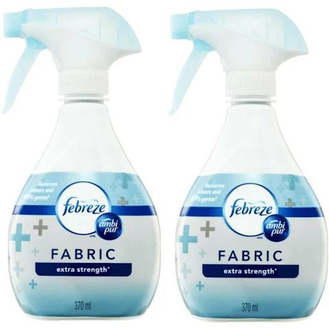 Febreze Ambi Pur 370ml Extra Strength Fabric Spray - Pack of 2