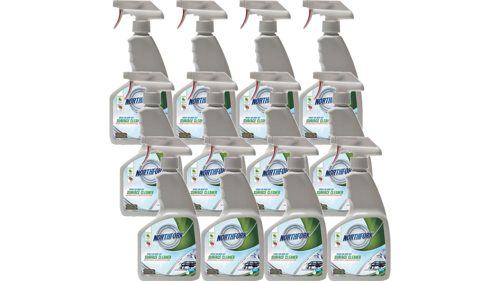 Northfork 750ml Geca Spray and Wipe Surface Cleaner - Box of 12