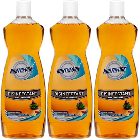 Northfork Pack of 3 Pine Disinfectant - 1 Litre