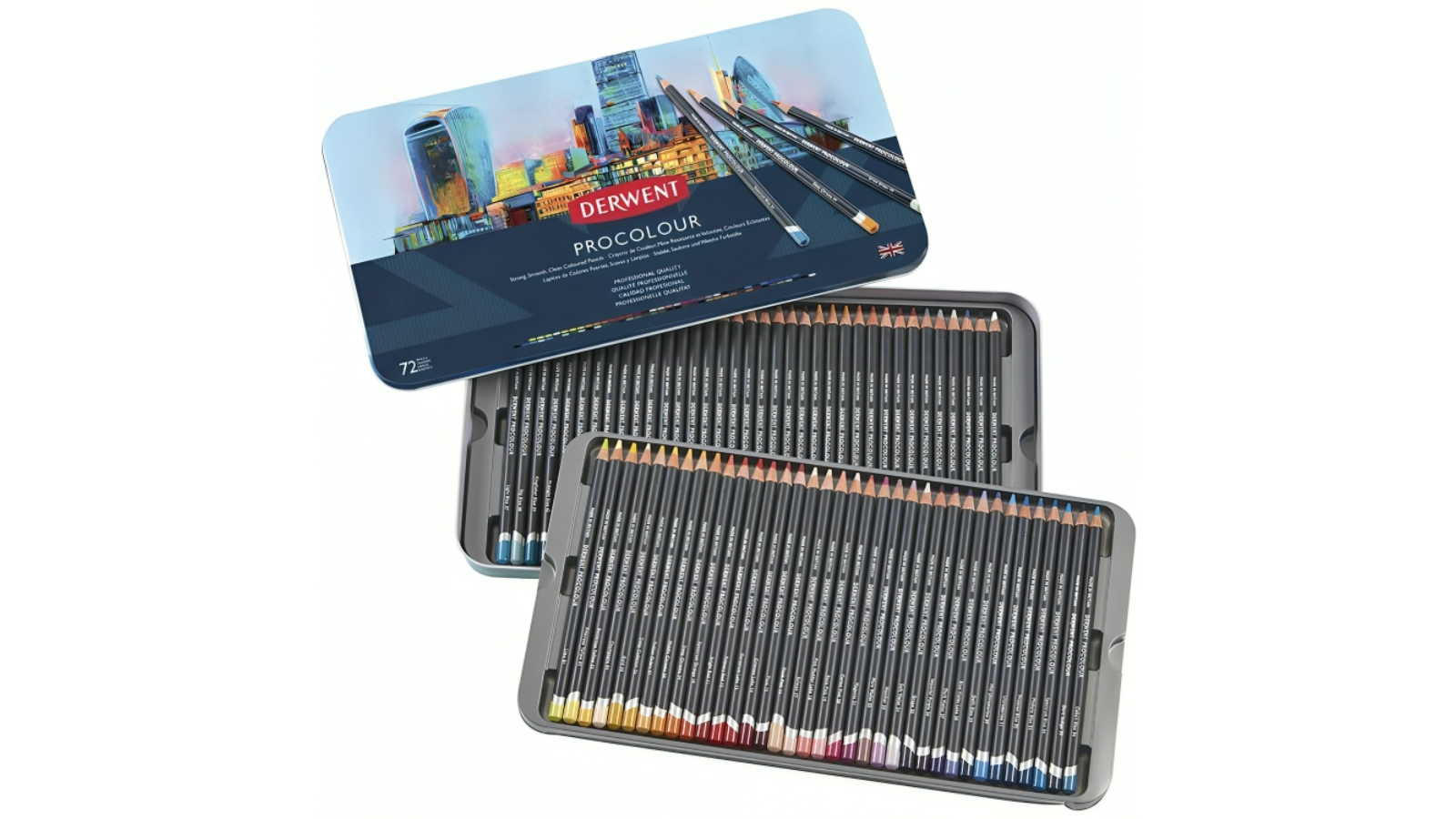 Derwent Professional 72 ProColour Pencil Tin Set | Harvey Norman