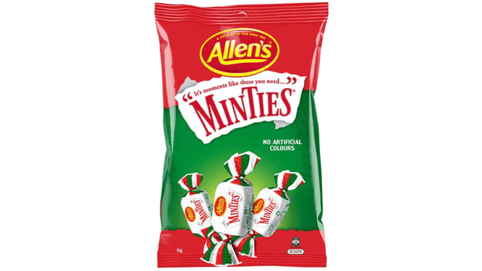 Allens 1kg Lollies Mints Bulk Pack