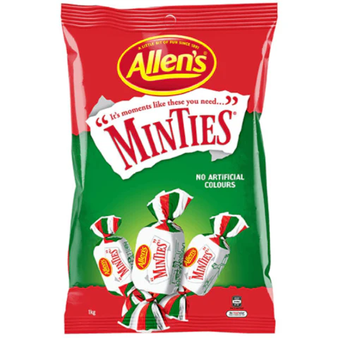 Allens 1kg Lollies Mints Bulk Pack