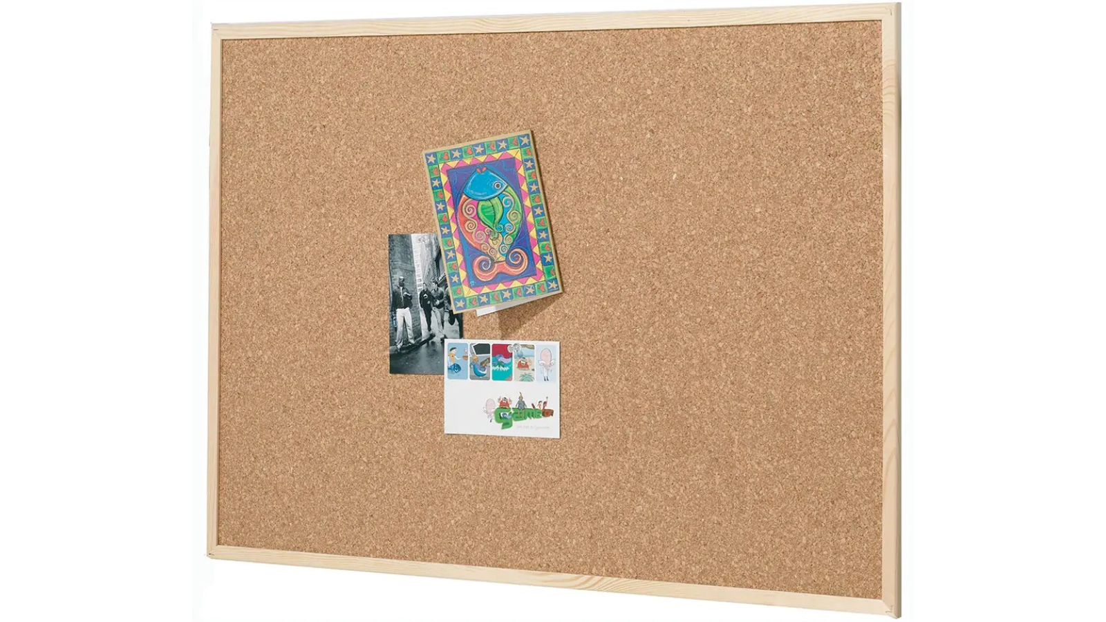 Quartet Economy Woodframe Cork Board - 60 x 90cm