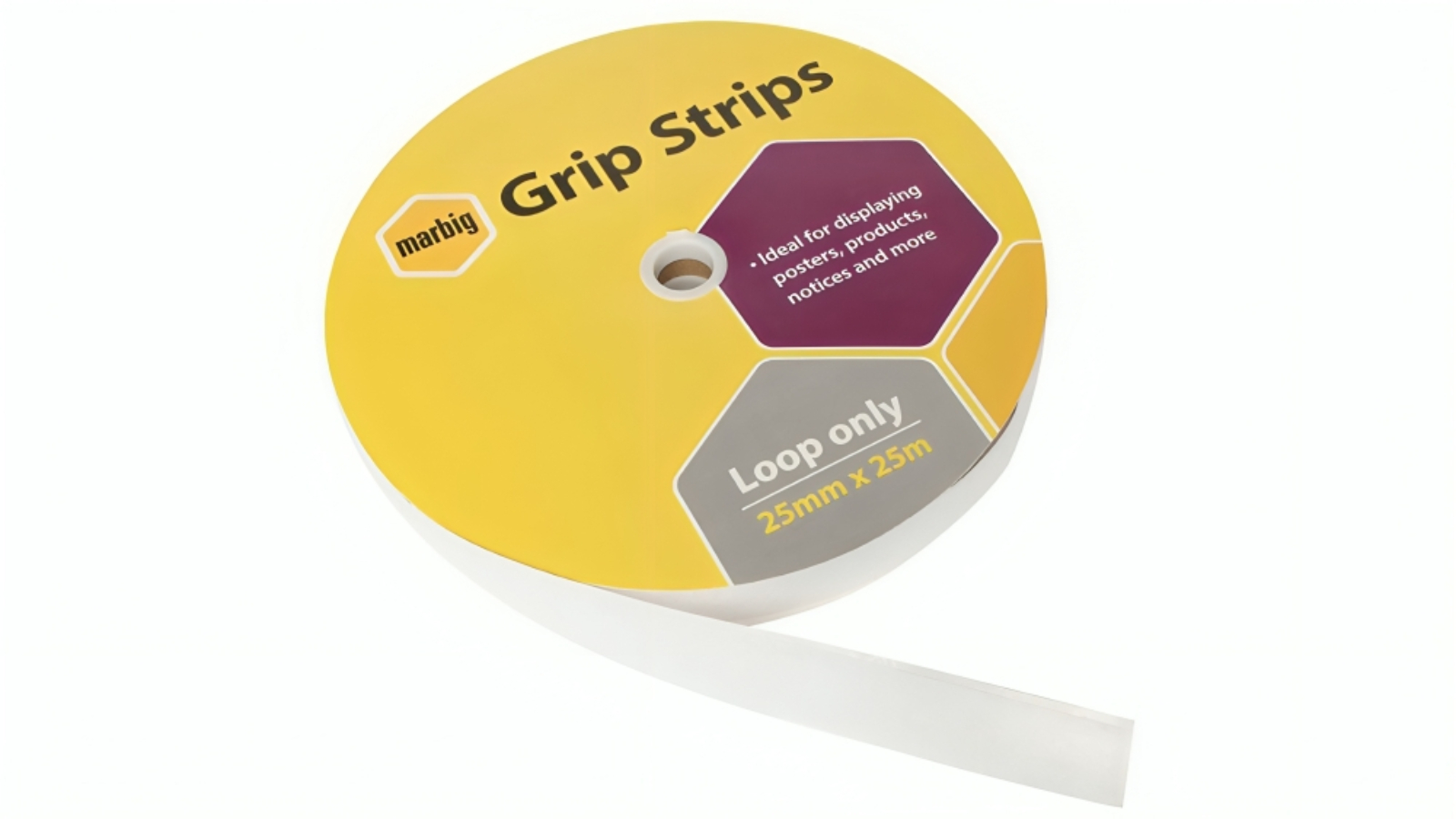 Marbig  2.5 x 2.5cm Grip Strip Loop Only