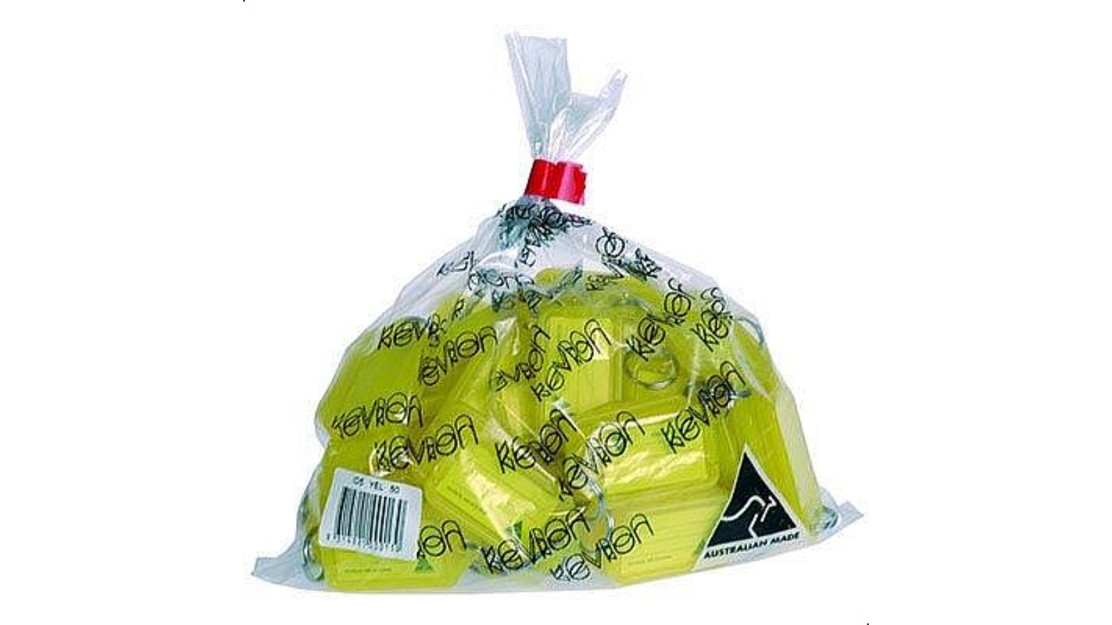 Kevron Pack of 50 Yellow Key Tag