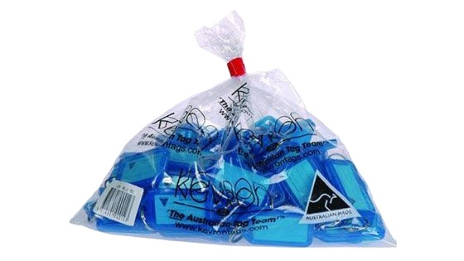 Kevron Pack of 50 Blue Key Tag
