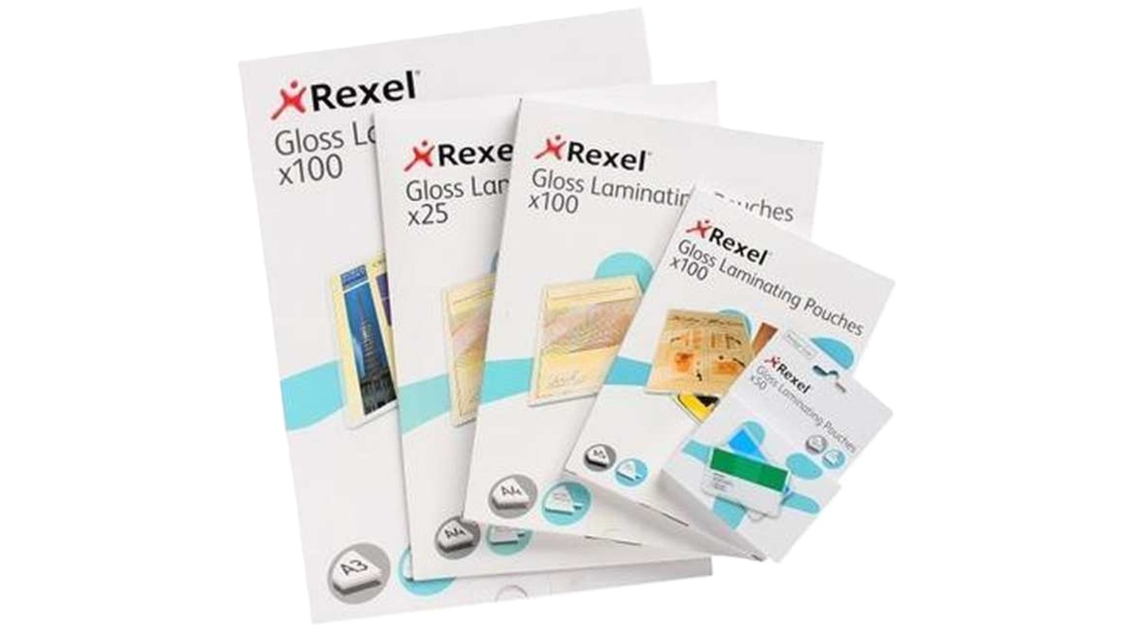 Rexel 125 Micron A3 Clear Laminating Pouch - Pack of 25