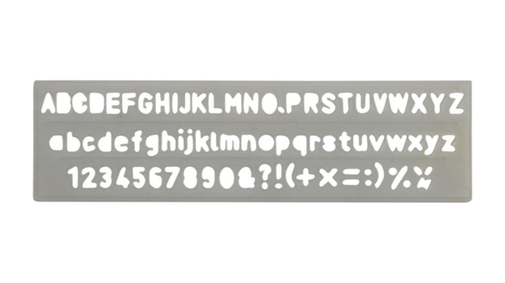 Celco C5 Letter Stencil - 0.5cm