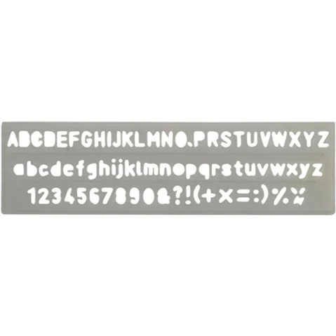 Celco C5 Letter Stencil - 0.5cm