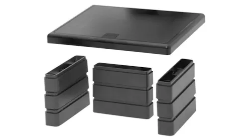 Dac Height Adjustable Black Universal Monitor Stand Riser | Harvey Norman