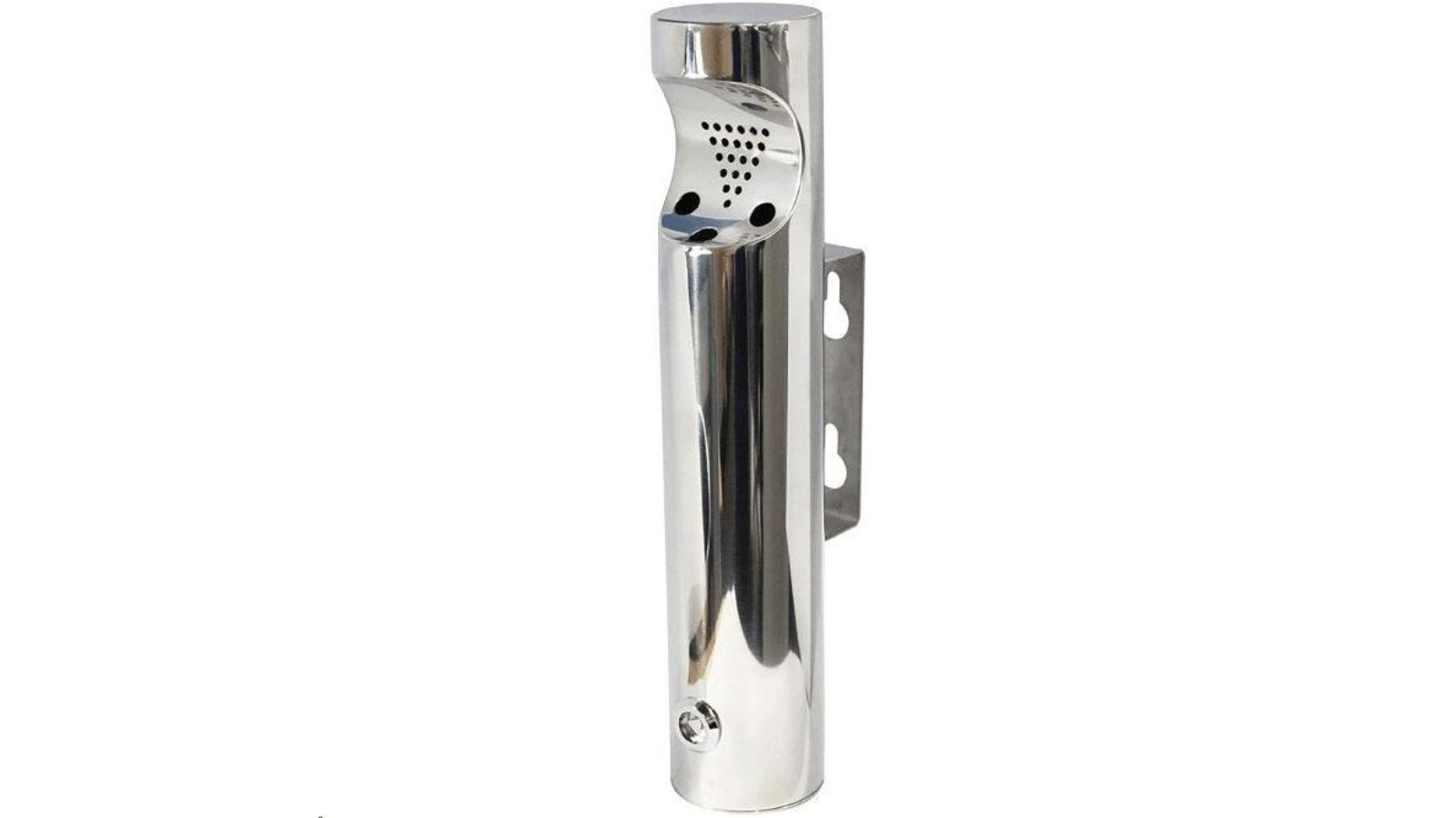 Compass Stainless Steel Wall Mounted Cylindrical Ashtray Bin