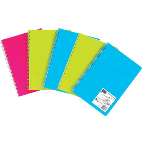 Derwent 120 Page A4 Assorted Colour Portrait Academy Visual Art Diary - Pack of 5