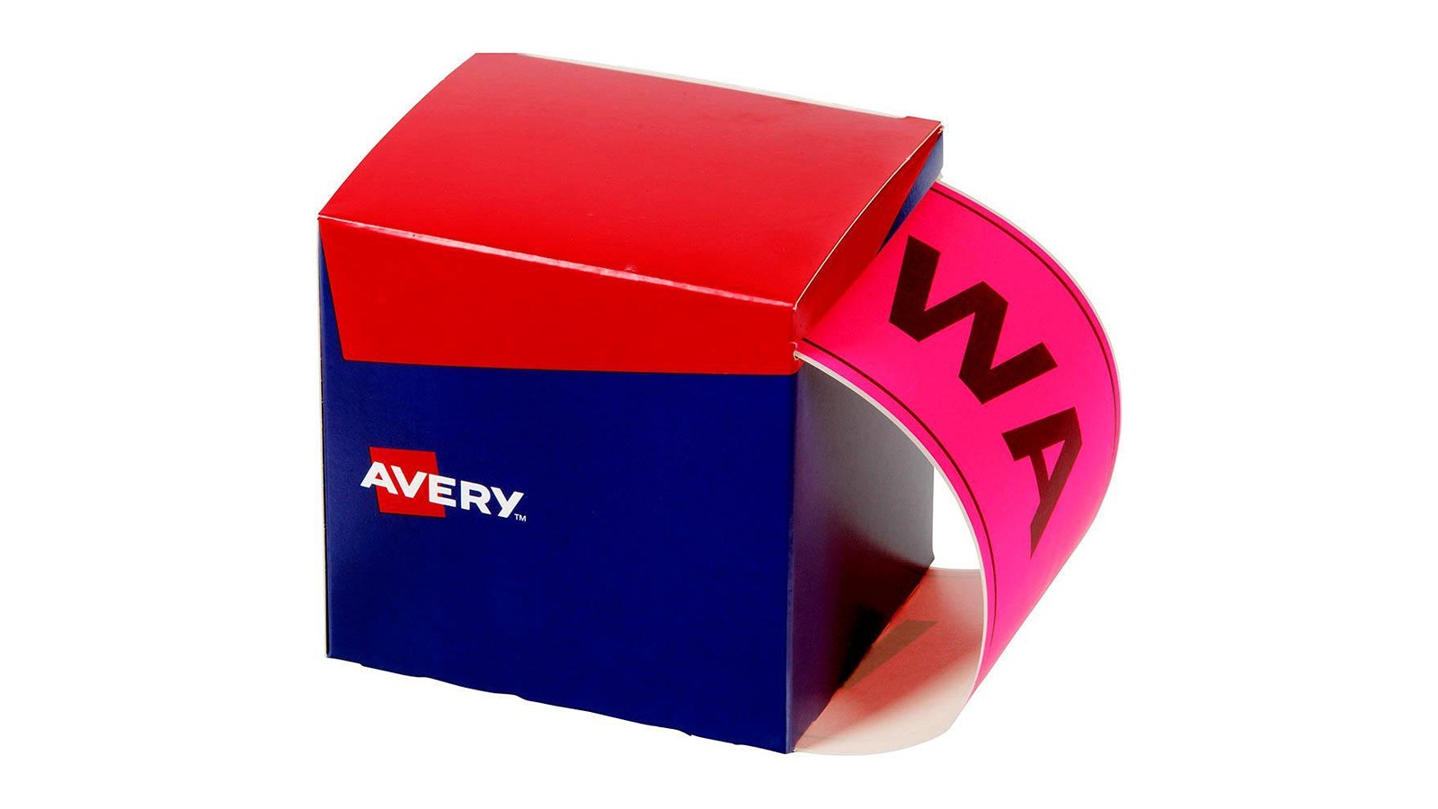 Avery Pack of 500 Fluro Pink WA State Identification Label
