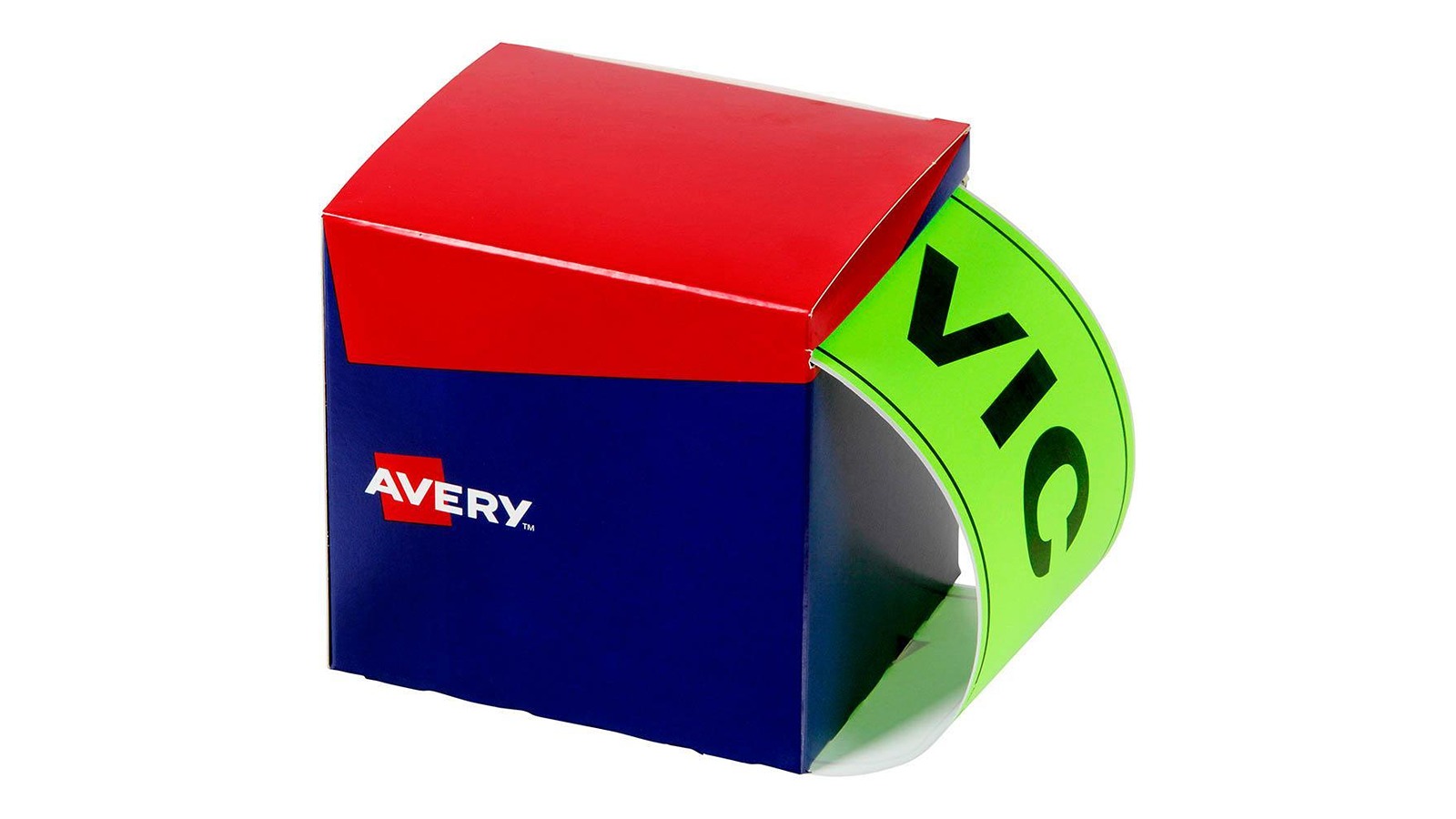 Avery Pack of 500 Fluoro Green VIC State Identification Label