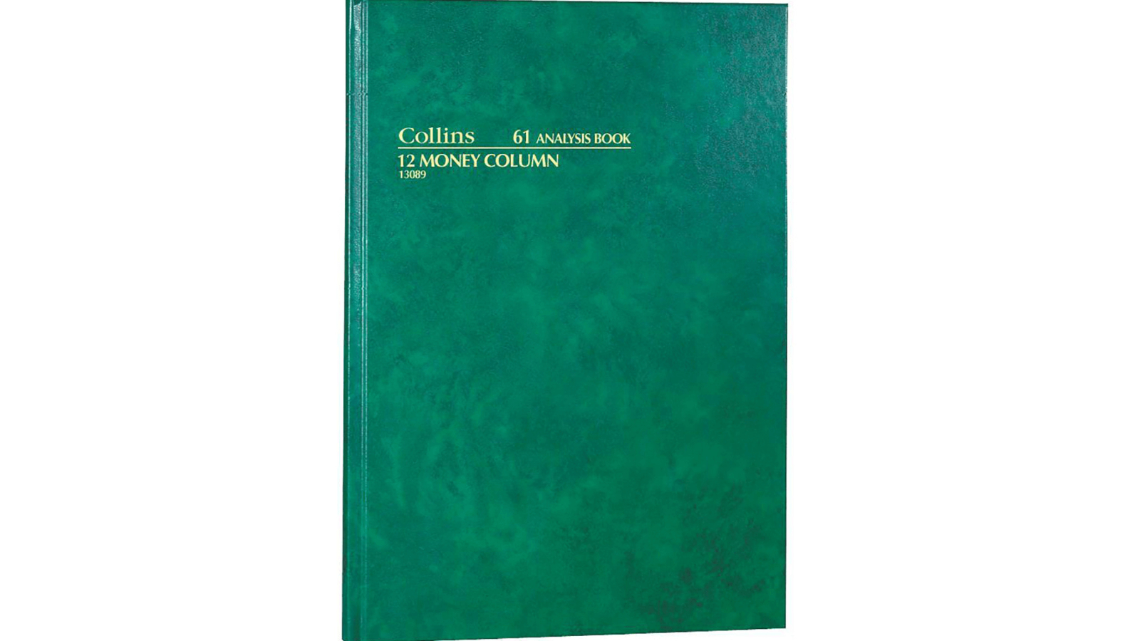 Collins-Debden 61 A4 84 Leaf Page Series 12 Money Column Analysis Book - Green