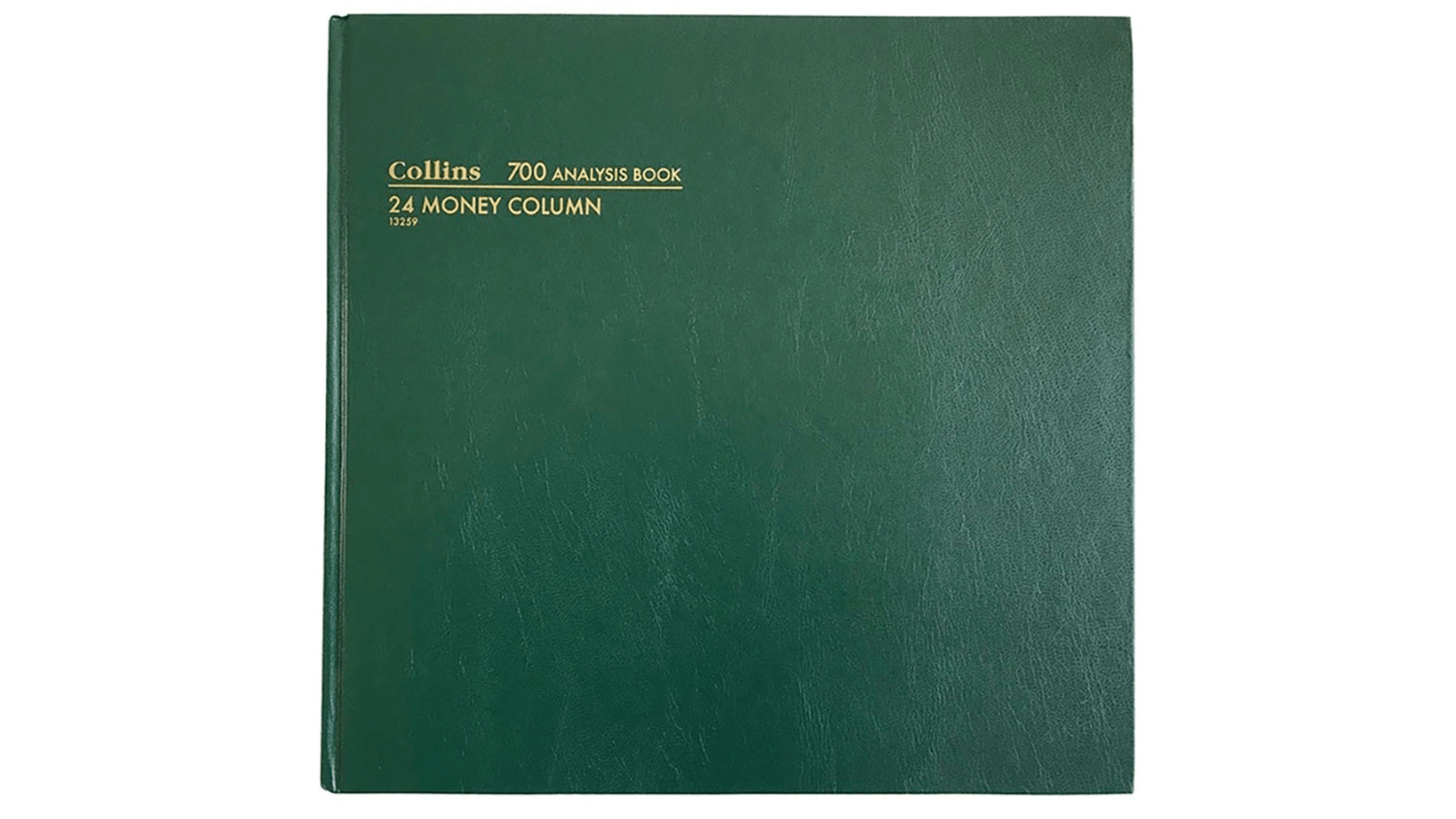 Collins-Debden 700 A3.5 96 Leaf MC Series Analysis Book 24 Money Column - Green
