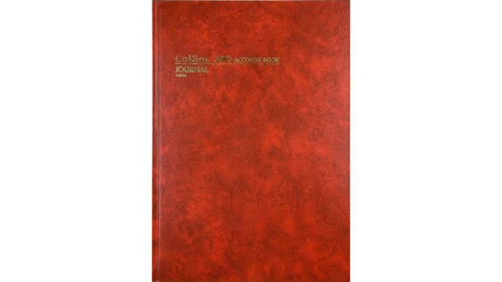 Collins-Debden 3880 A4 84 Leaf Page Series Account Book Journal - Red