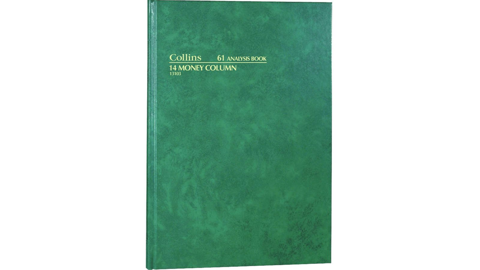 Collins-Debden 61 A4 84 Leaf Page Series 14 Money Column Analysis Book - Green
