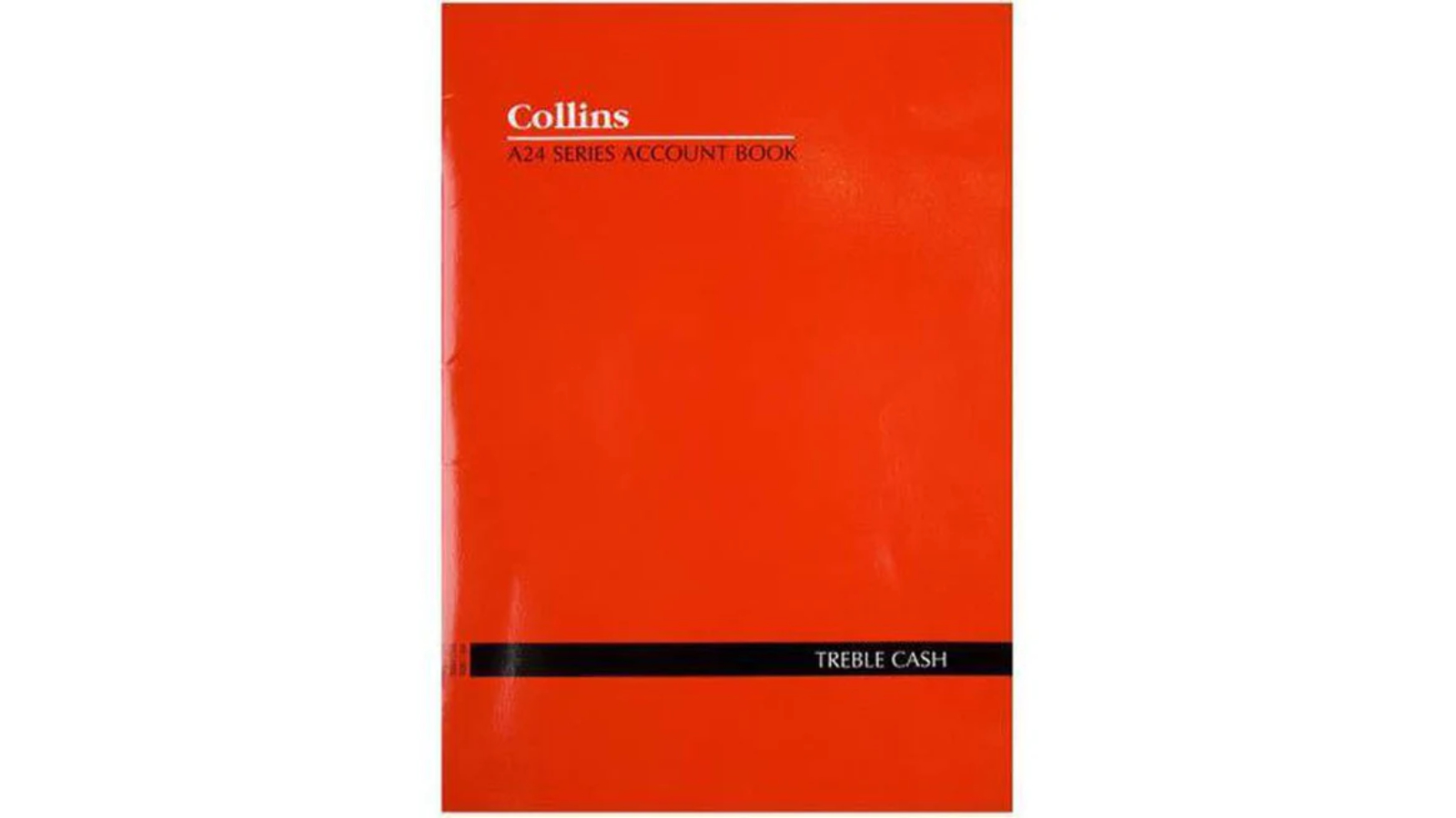 Collins-Debden A24 A4 Leaf Series Account Book 3 Money Treble Column - Red