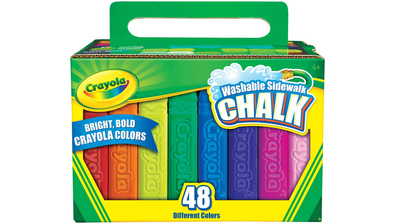 Crayola 48-Pack Washable Sidewalk Chalk Assorted Pack