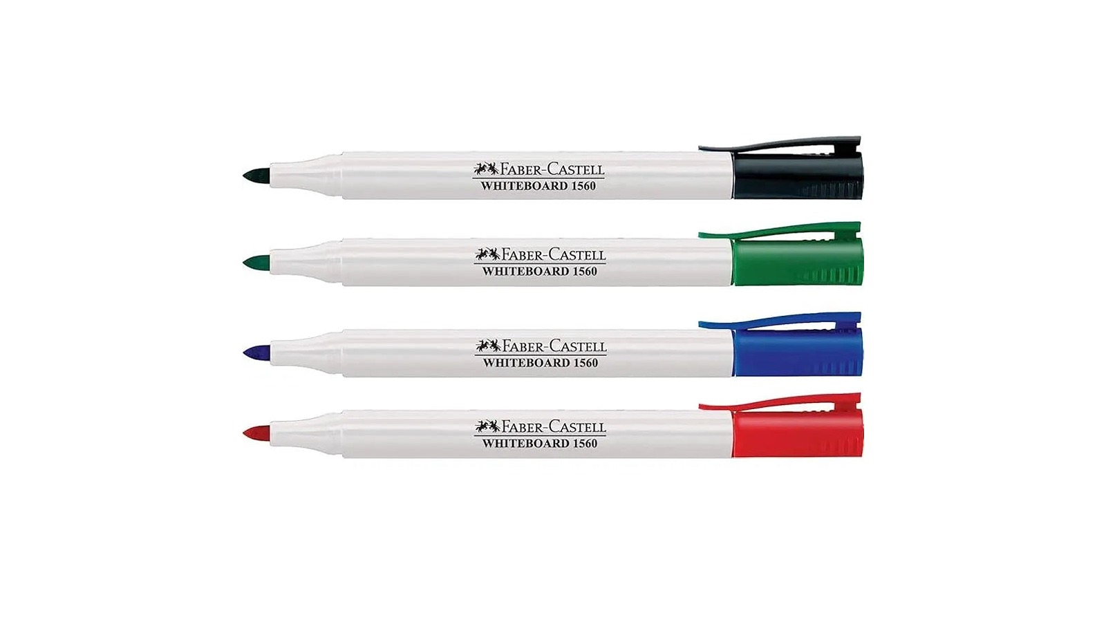 Faber-Castell Pack of 4 1560 Classic Colour Whiteboard Marker