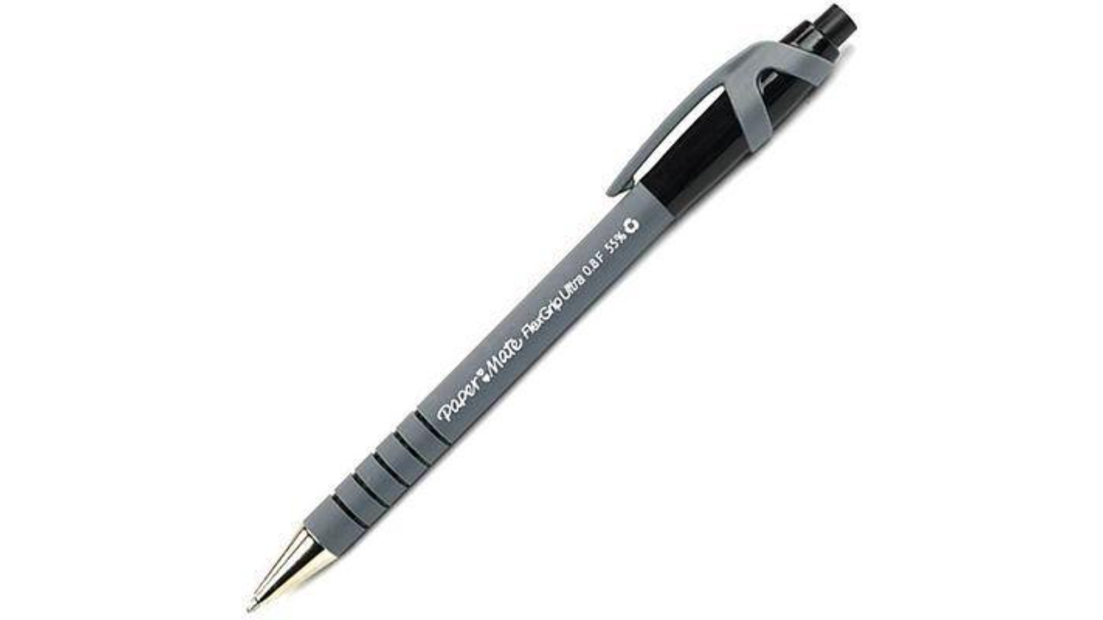 Papermate Flexgrip Retractable Fine Ballpoint Pen - Black
