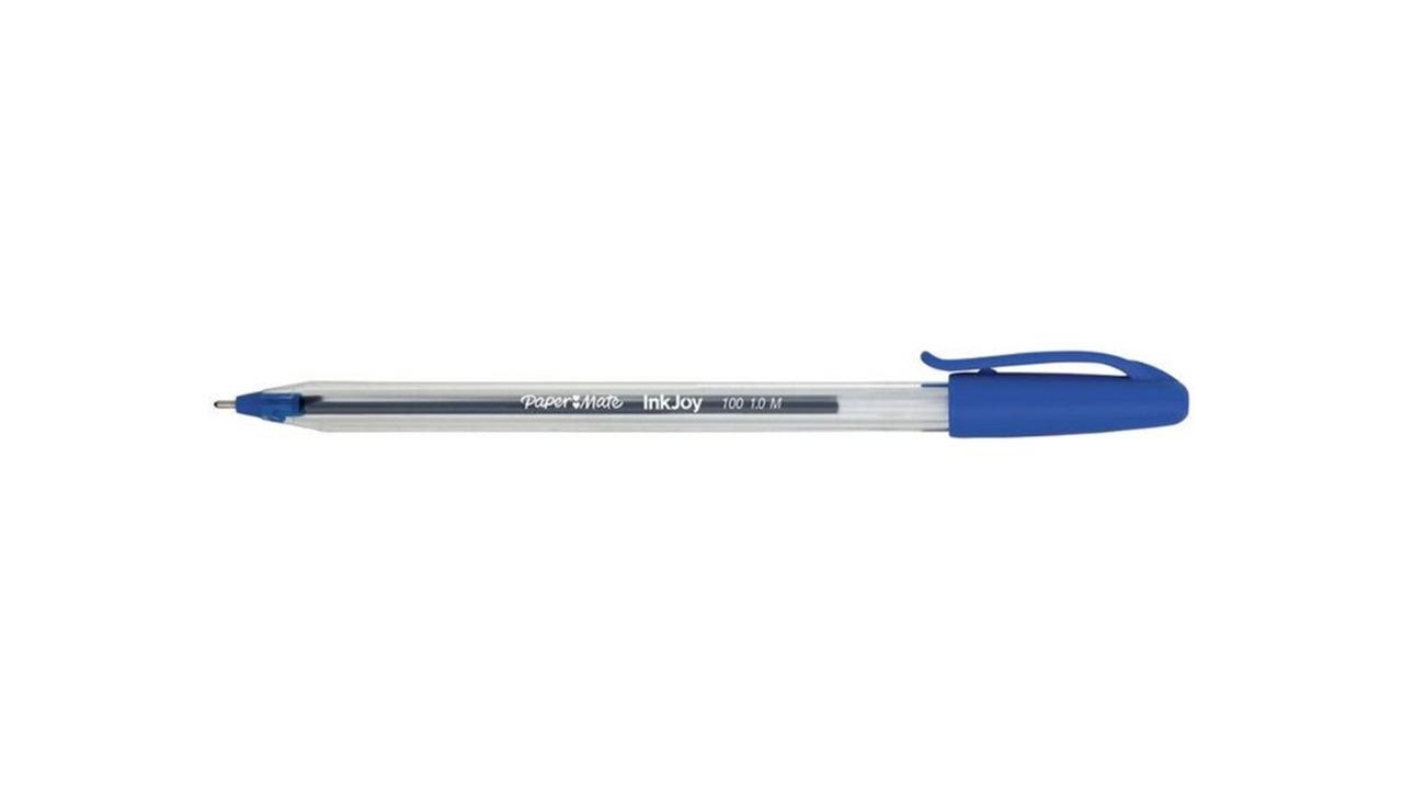 Papermate Pack of 10 Inkjoy 0.1cm Medium Ballpoint Pen - Blue