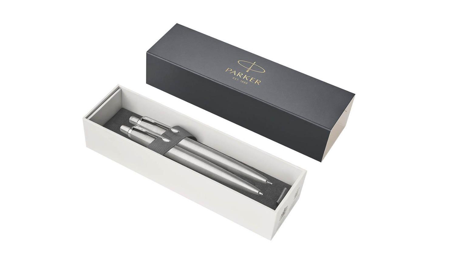 Parker Jotter Stainless Steel Ballpoint Pen and Mechanical Pencil Gift Set