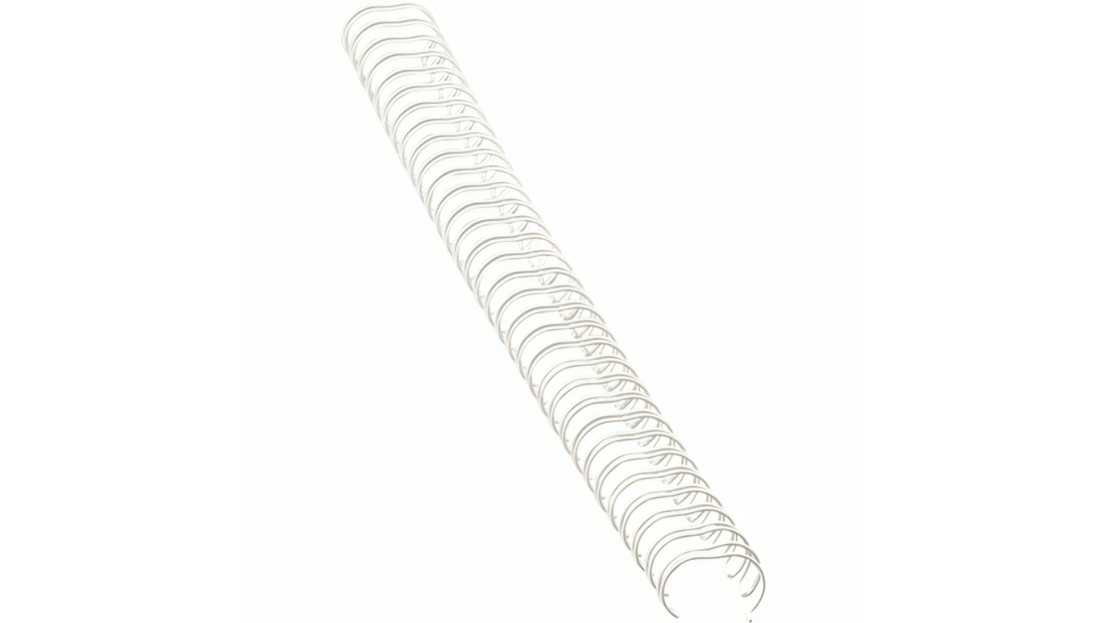 Gold Sovereign Pack of 100 0.9cm A4 34 Loop Wire Binding Comb - White