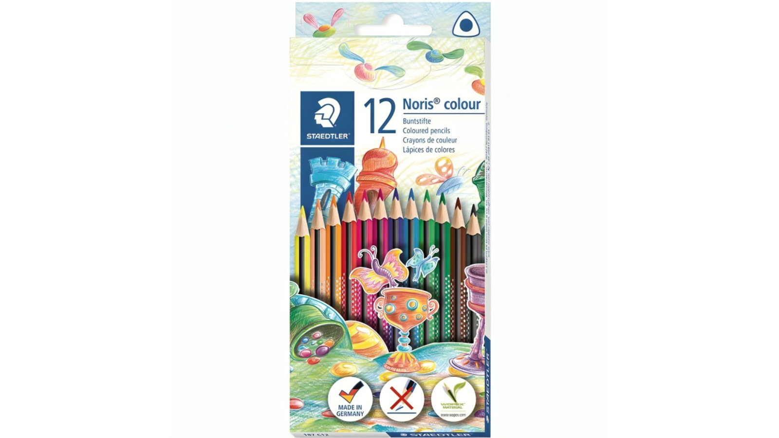 Staedtler Box of 12 Noris Colour Triangular Pencil