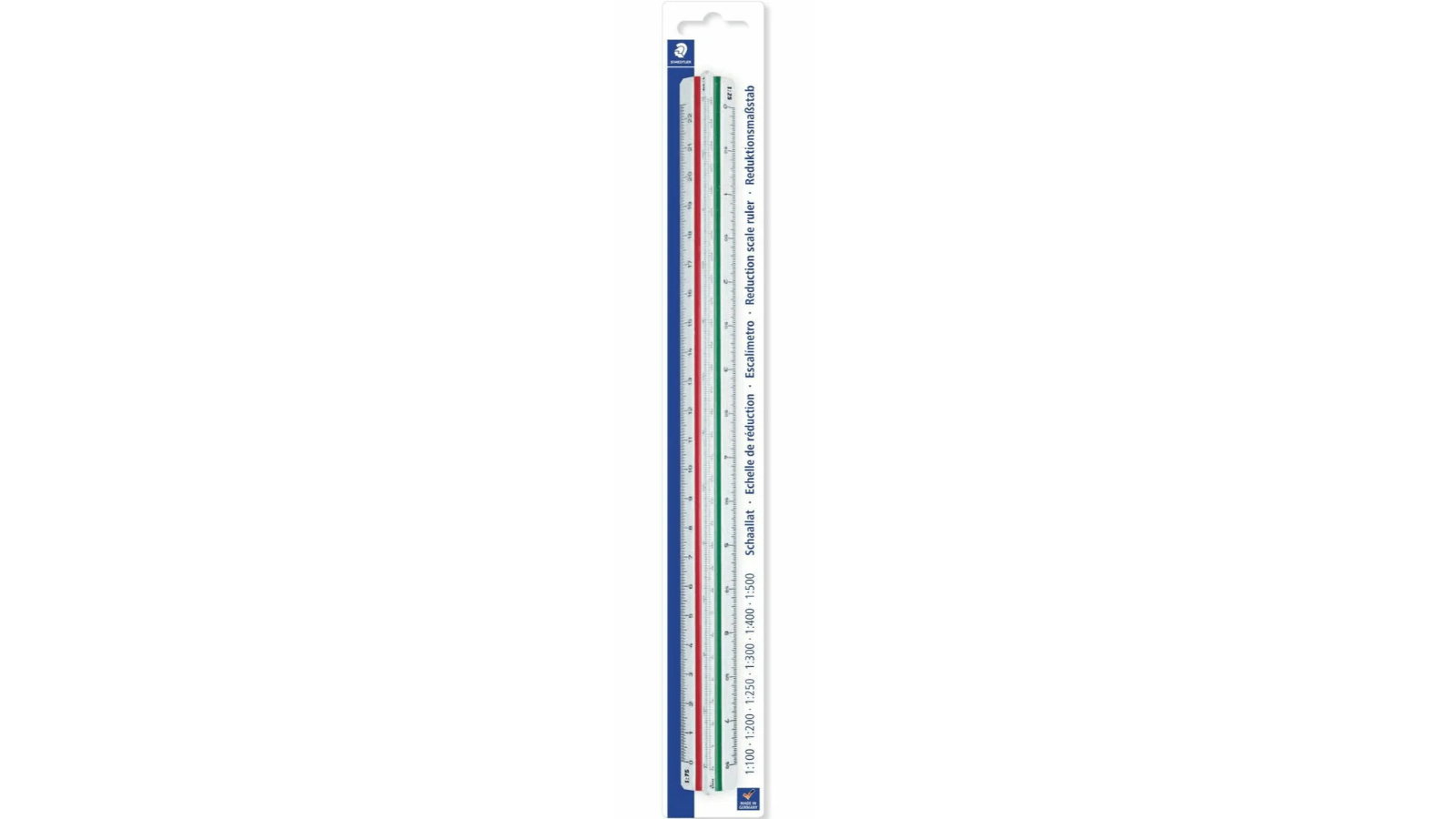 Marts Ruler Staedtler 4BK Mars Triangular Reducation Scale Ruler - 30cm | Harvey Norman