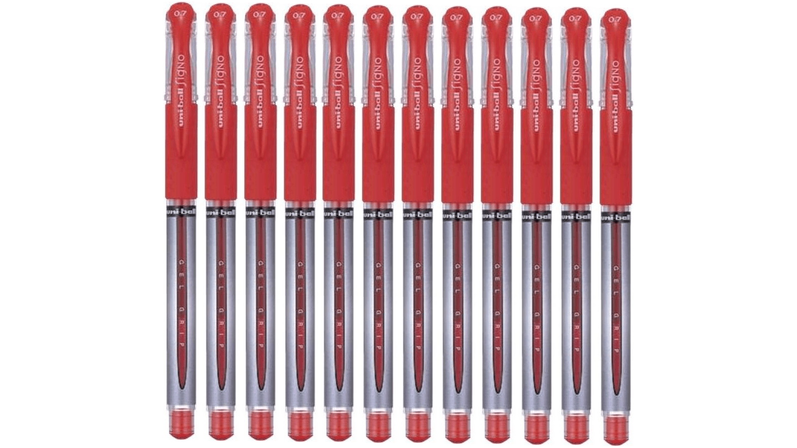 Ub200 Uni-Ball UB200 Signo Box of 12 Grip Comfort 0.7mm Fine Gel Ink Pen ...