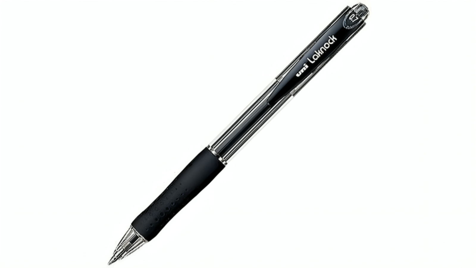 Uni-Ball Sn100 Laknock Retractable Ballpoint Fine Pen - Black