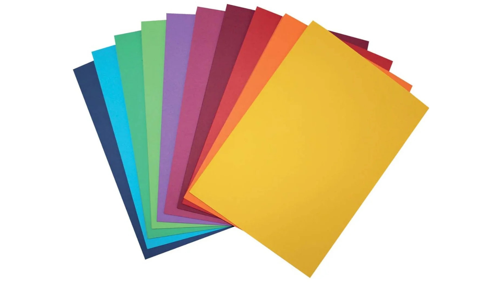 Colourful Days Pack of 100 200GSM A4 Colourboard Sheet