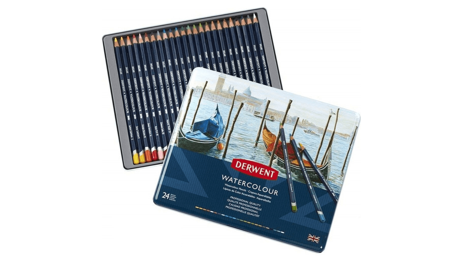 Derwent Set of 24 Watercolour Colour Pencil