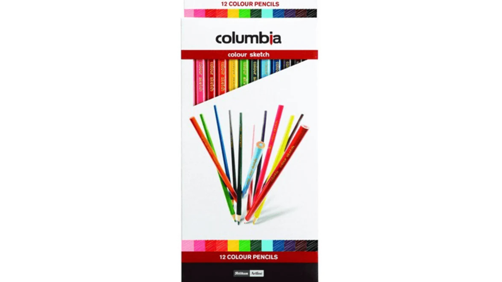 Columbia Pack of  12 Colorsketch Coloured Pencil