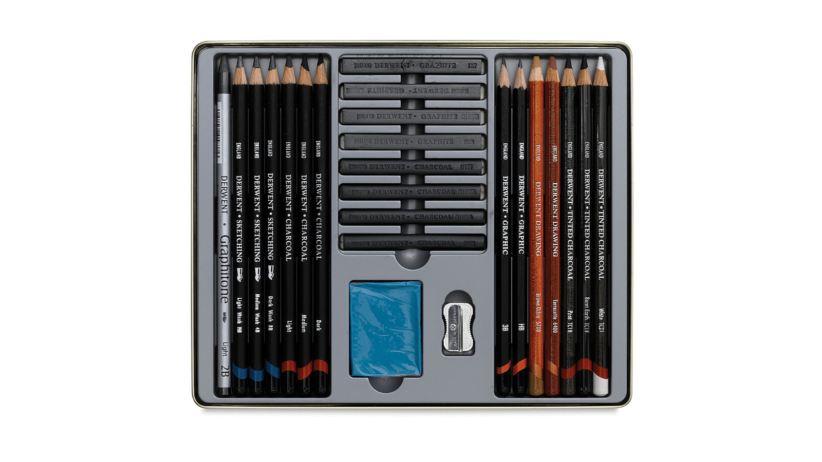 Derwent Set of 24 Mixed Media Sketching Collection